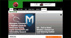 Desktop Screenshot of kalilinuxtutorials.com